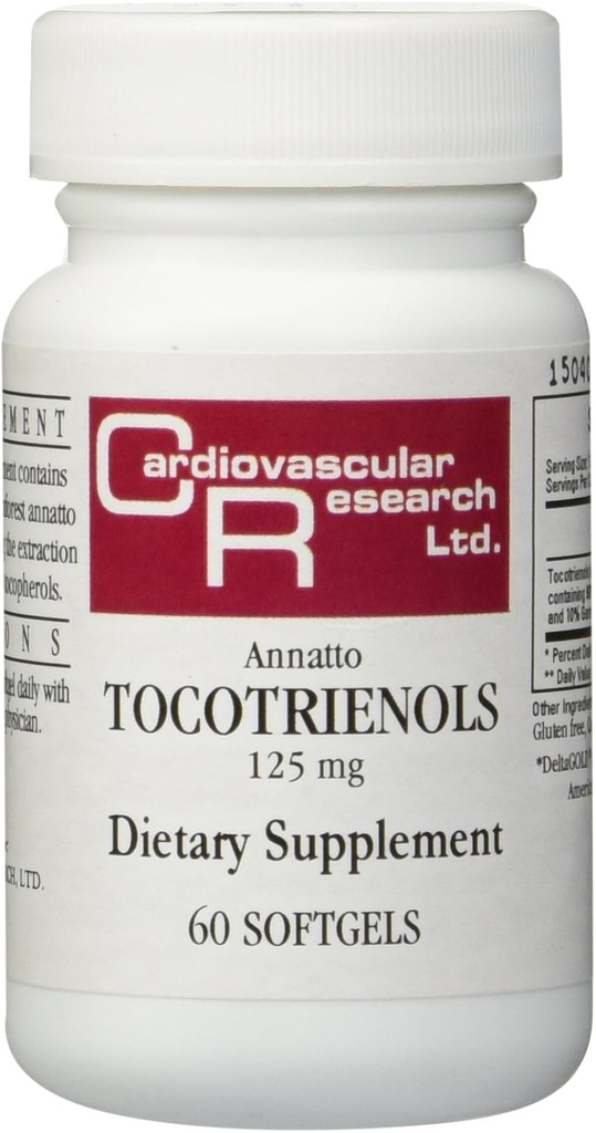 Formulas ecológicas - Annatto Tocotrienols 125 mg 60 geles [Salud y Belleza]