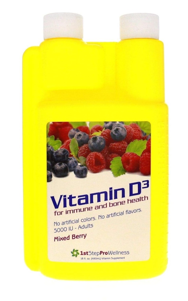1o paso para la energía Vitamina Líquida D3 Berry mixto