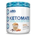 ANS Performance Ketomate Coffee Creamer Con MCT Oil Powder, Delicious, Sugar Free Creamer Para Café, Té & Shakes, Perfect Keto Energy Powder, 20 Servings, 15oz, Caramel Macchiato