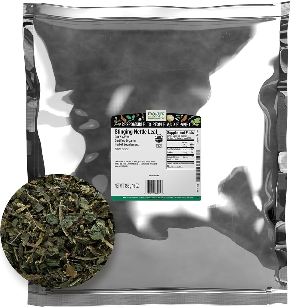 Frontier Co-op Organic Cut and Sifted Stinging Nettle Leaf
