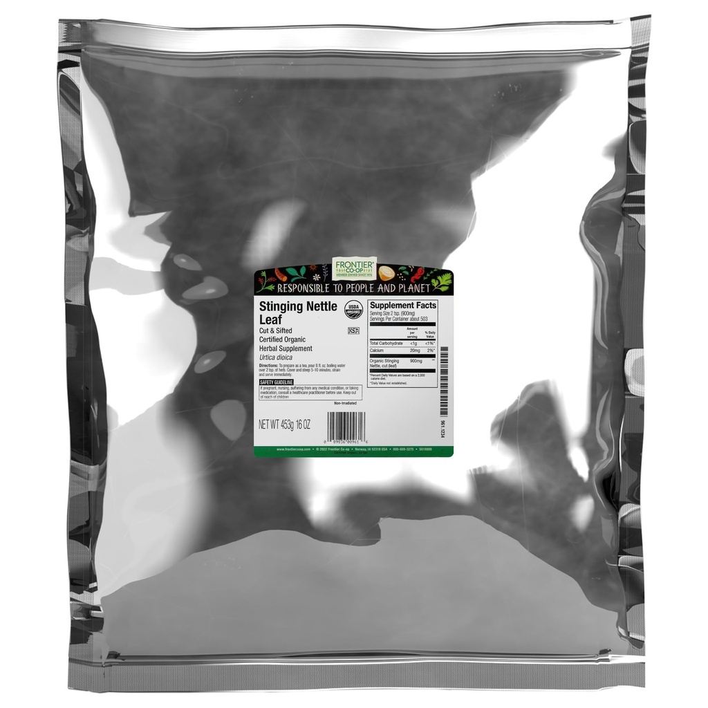 Frontier Co-op Organic Cut and Sifted Stinging Nettle Leaf