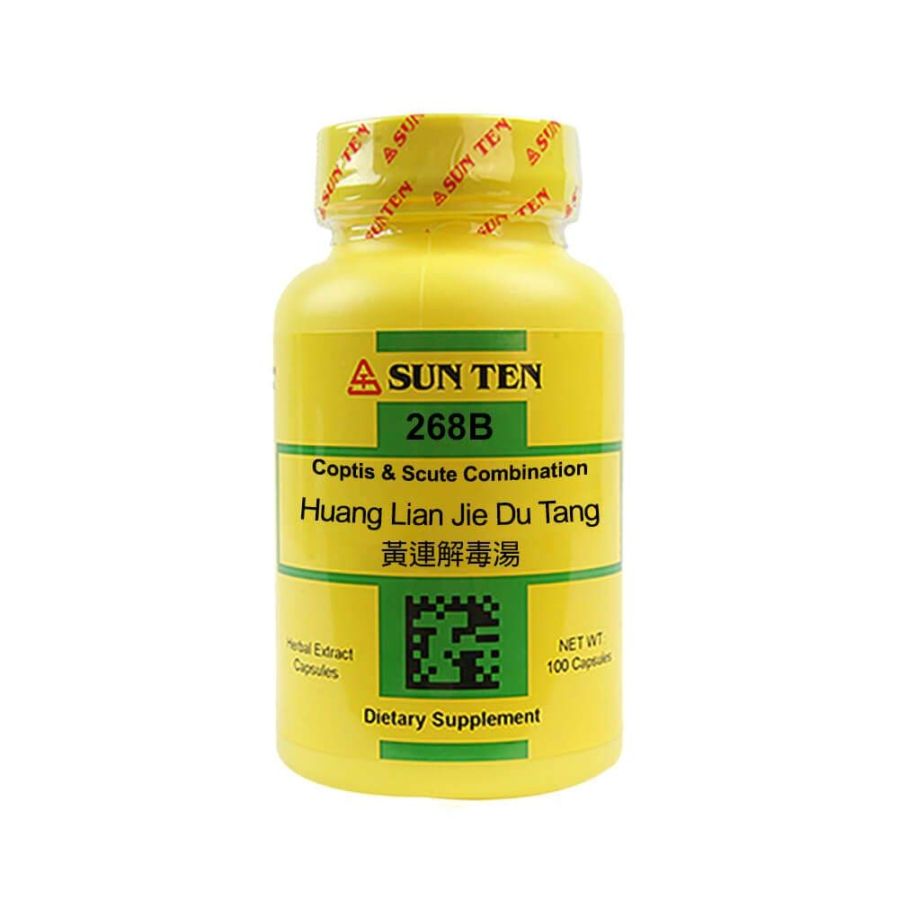 Sun Ten - Coptis " Scute Combination Capsules / Huang Lian Jie Du Tang / 黃ю