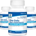 Selección de Calidad Mens One Daily Multivitamínico con Vitaminas A C D E B (1, 2, &6) y Suplementos Minerales en 60 Botellas Cuenta (3 Pack)