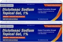 GeriCare Topical Arthritis Pain Relief Gel Diclofenac Sodium 1% (NSAID) Hand Wrist Elbow Foot Ankle Knee Extra-Strength Pain Reliever- Anti-inflammatory Arthritis Pain Treatment, 3.53oz (2 Pack)