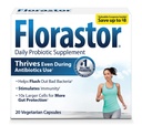 Florastor Suplemento Probiótico diario para mujeres y hombres, Uso con antibióticos, Saccharomyces Boulardii CNCM I-745 (20 cápsula, paquete de 2)