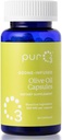 PurO3 Extra Virgin Olive Oil Capsules - High Potency Puro Ozonado Aceites para Immune Support &amp; Wellness Ventajas - Orgánica Oxígeno Suplemento Infundido - 90 Veggie Softgels