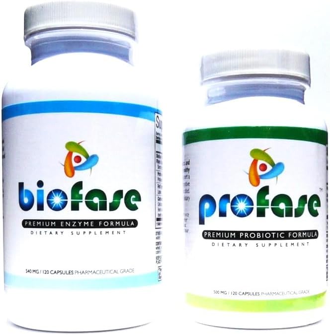 Biofase-Enzyme &amp; Profase-Probiotic Kit - Biofilm Defense, Supports Healthy Digestion &amp; Your Flora Balance - Small Kit