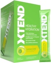 Xtend XTEND Healthy Hydration Lemon Lime ← Cero Sugar Superior Hydration Powder Packets  6 Key Electrolytes Drink Mix ← Aminoácidos esenciales ← NSF Certified for Sport  15 Sticks