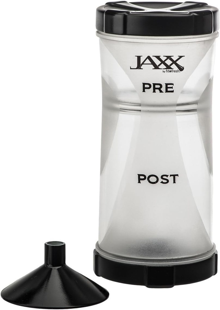 Empaquetado de polvo de jaxx fresco, contenedor conveniente para tomar polvo de proteína y suplementos en el go, 12 oz