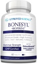 Bonesilo de Ciencia Aprobado - Fortalecer Huesos, Pérdida de Densidad de Hueso Limitado - Mantener la salud general de los huesos - K2, BioPerine y Magnesio - 60 Tabletas - Vegan - Hecho en EE.UU.