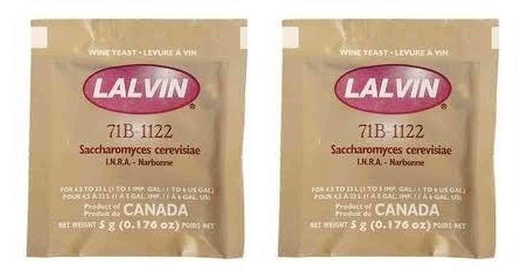 Lalvin 71B-1122 Levadura (Multi, Кwo Рack)