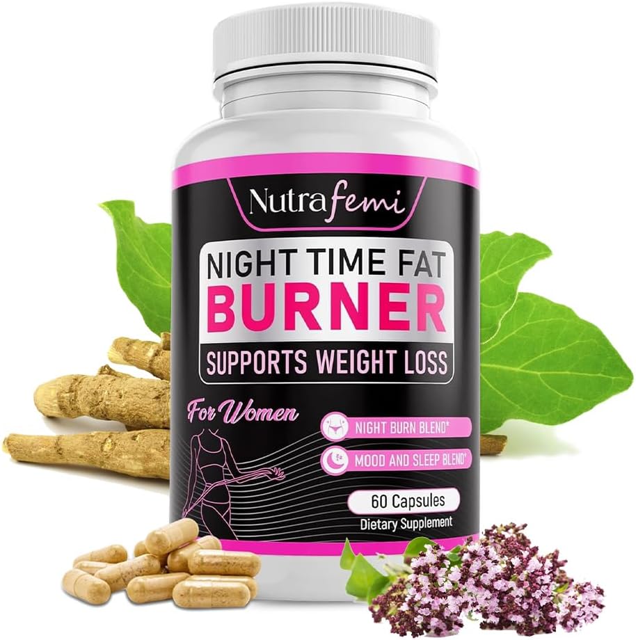 GLP-1 Weight Pérdida Suplemento ← Fat Burner for Women ← Pérdida de peso - tiempo nocturno quemador de grasa con bloqueador de carbohidratos " Appetite Suppressant ¦ Less Craving ← Bely Fat Burner " Thermogenic Metabolism Booster