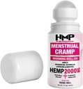 Menstrual Cramp Hemp Warming ROLL-ON 2000MG w Arnica &amp; Menthol Made in USA Natural Formula 1.7oz