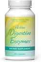 Global Health Trax - Active Digestive Enzymes Supplement, 90 Capsules - Comprehensive Digestive Support with Enzymes to Promote Healthy Digestion for Men and Women