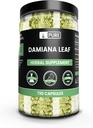 PURE ORIGINAL INGREDIENTES Damiana Leaf Capsules, No Magnesio Or Rice Fillers, Siempre Puro, Lab Verificado (730 cápsulas)
