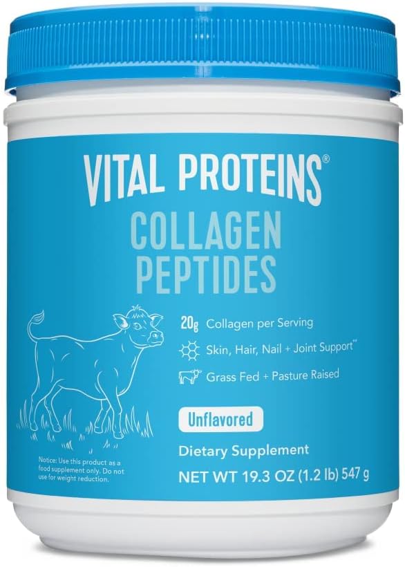 Proteínas vitales, Péptidos de Collagen desarmados, 20 onzas