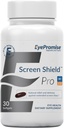 EyePromise Screen Shield Eye Vitamin - 30-Count, 30-Day Supply - Suplemento Ojo con Omega 3s, Zeaxanthin, Lutein, Bilberry, Zinc &amp; Vitaminas para Ojos Cantados, Ojos Estrados