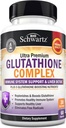 BioSchwartz Glutathione Suplemento 500mg - Liver Detox with Quercetin, Vitamina C, Milk Thistle, Alpha Lipoic Acid - Immune Support Pill - Enhanced Immunity Defense Health Formula - 60 cápsulas