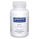 Pure Encapsulations NAC 900 mg - N-Acetyl Cysteine Amino Acid Supplement for Lung & Immune Support, Liver " Antioxidants* - 120 Capsules