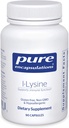 Pure Encapsulations L-Lysine - Essential Amino Acid Supplement for Immune Support " Gum, Lip Health* - with L-Lysine HCl - 90 Capsules