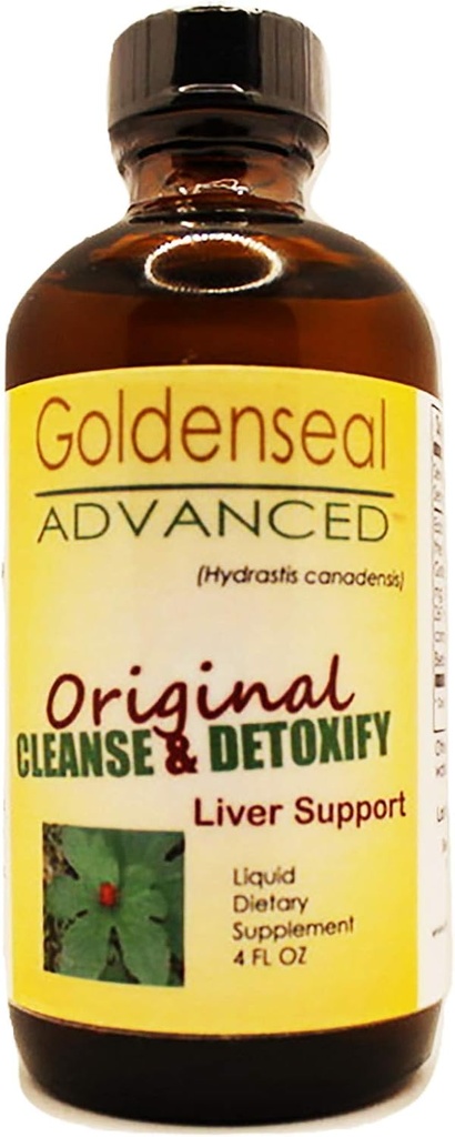 Goldenseal Cleanse " Detoxify Liquid Dietary Supplement ← Liver Support Silencio 4 oz. ← Hydrastis Canadensis ← Farm Direct Silencio Pack of 1