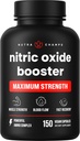 NutraChamps Nitric Oxide Suplemento, L-Arginine, L Citrulline Malate, AAKG, Pine Bark, Grape Seed Extract, Extra Strength Nitric Oxide Booster, Nitric Oxide Pills, Strength, Energy, Blood Flow