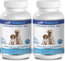 Vitaminas para Perros - Perro Ultra Vitaminas - Minerales - NUTRIENTES esenciales - Premium y Natural - Calcio de perros Tabletas - 2 Botellas (180 Chews)