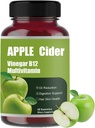 Sidra de manzana Vinagre de Manzana Gomitas - Vegan &amp; Gluten-Free - 60 Gummies (1)