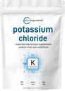Powder de cloruro de potasio, 1 KG (35 Ounce) ← Substituto de Salt " Essential Hydration Electrolyte Suplemento Silencioso apoya el equilibrio mineral, el corazón, la salud conjunta e inmunitaria.