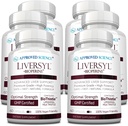 Liversil de Ciencia Aprobada - Leche Thistle, Artichoke Extract, y Bioperine - Vegan - 360 Conde - 6 Mes de Suministro - Made in USA