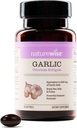 NatureWise Odorless Pills de ajo - con Royal Bee Jelly & Pollen - Suplemento herbal para la salud del corazón + Sistema inmunológico + Antioxidantes - Gluten Free, Non-GMO - 60 Softgels [2-Month Supply]