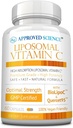 Vitamina Liposómica de Ciencia Aprobada C - 1100 mg - 60 cápsulas - Soporte Inmunitario, Colágeno Boost, Antioxidante - Absorción alta - Soluble de grasa - No GMO - Vegan - Hecho en EE.UU.