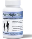PureHeight Plus #1 Doctor Recomendado Mejora de la Altura Suplemento - Crecimiento Vitaminas para Niños, Adolescentes &amp; Adultos - Aumentar la Fuerza y Densidad de los Huesos - Altura Vitaminas Enhancer Crecimiento rápido