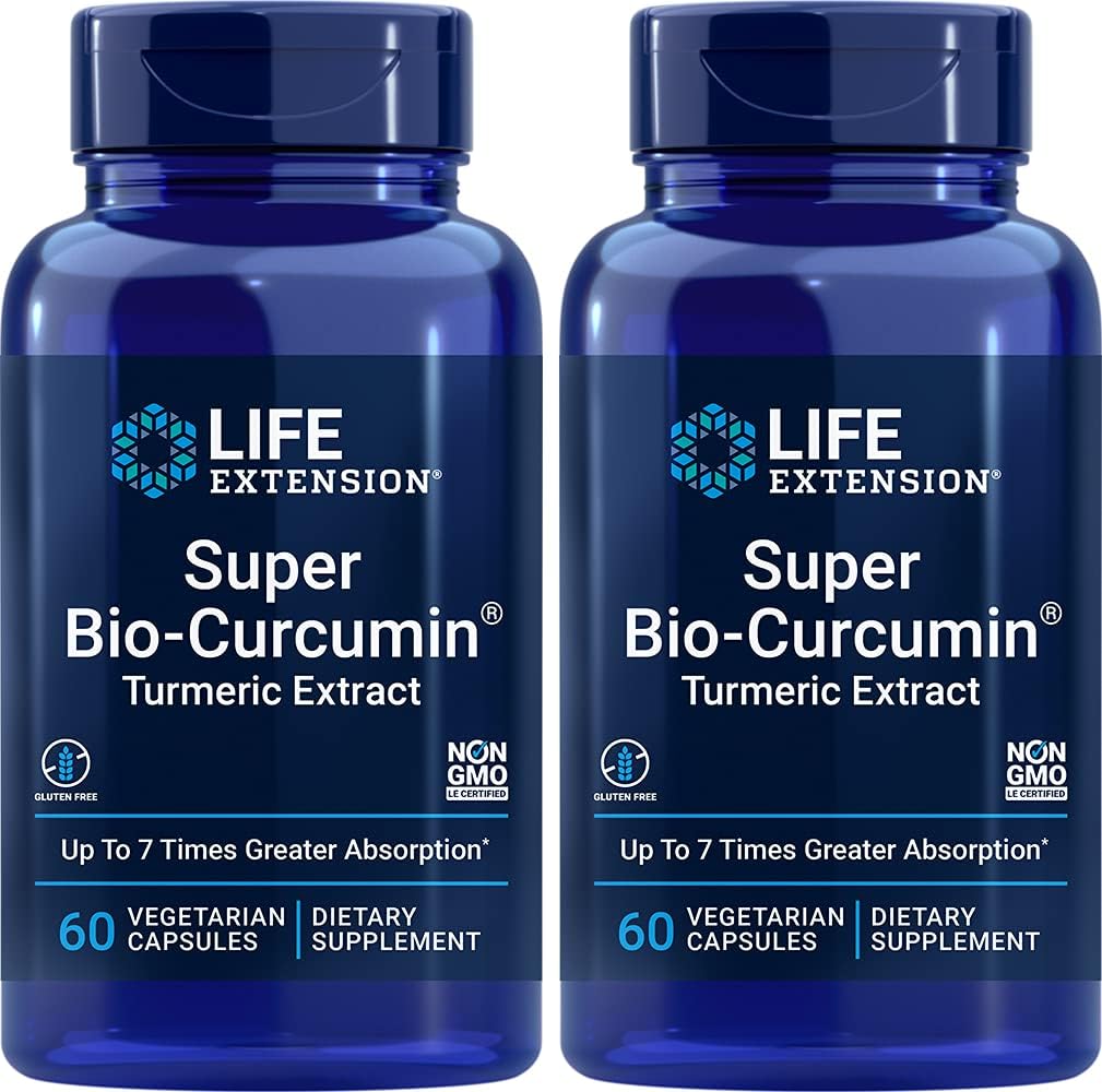Extensión de la vida Bio-Curcumin Elite 400 mg 60 cápsulas vegetarianas (2 Pack)