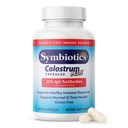 Symbiotics Colostrum 240ct Vegetable Capsules - Immunity Support - Lactoferrin Supplement &amp; Colostrum Protein with Immunoglobulin - 25% lgG Anticuerpos - Gluten Free