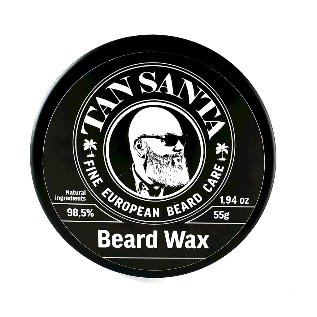 Beard Wax/Balm/Butter para hombres con aceite de Bérgamo y Beeswax - Suavedor y humectante para el hombre moderno