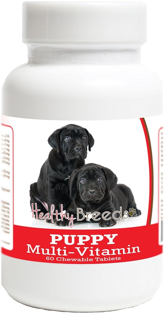 Hierbas saludables Cane Corso Puppy Dog Multivitamin Tablet 60 Conde