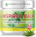 Extra Strength Tea Tree Balm for Skin - Athletes Foot Cream - Jock Itch Cream for Men &amp; Women - Ringworm Cream - Ideal para Itchy, Dry Skin - Fast Acting Physician Formulated Tea Tree Foot Cream (2oz)