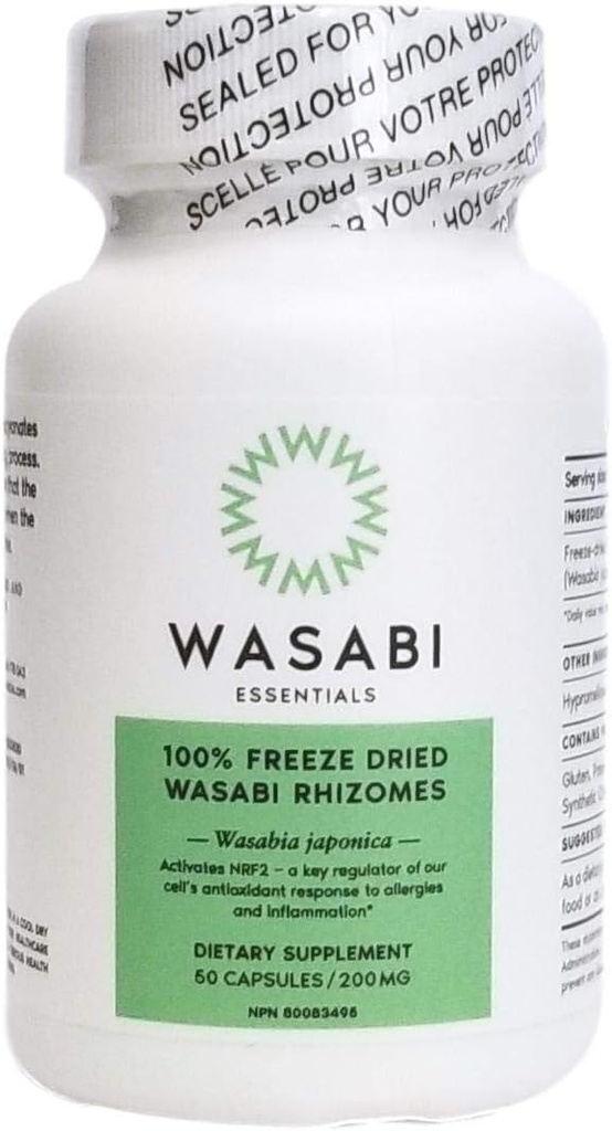 Wasabi RHIZOMES - 50 cápsulas