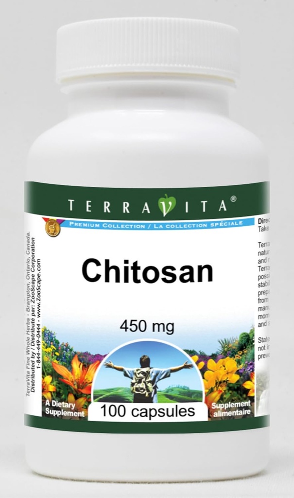 Chitosan - 450 mg (100 cápsulas, ZIN: 519716)