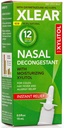 Xlear 12-Hour Natural Saline Nasal Decongestant Spray con Xylitol y Oxymetazoline, Instant Sinus Pressure and Congestion Relief for Kids and Adults 0.5 fl oz (Pack of 3)