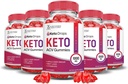 Laboratorios Justificados (5 Pack Keto Drops Keto ACV Gummies Fórmula 1000MG Keto Drops Keto Gummies Apple Cider Vinegar Formulado con Powder Pomegranate Beet Juice B12 Vegan No GMO 300 Gummys