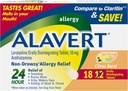 Alavert Alergía 24 horas Alivio, Citrus Burst Flavor, Disintegración oral Tablas de Alergia, Antihistamínico no ceñido, Loratadine 10mg, 18 Cuenta