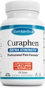 EuroMedica Curaphen Extra Strength - Curcumin " Boswellia Supplement for Healthy Circulation Support - Turmeric Supplement to Support Joints, Muscle Health " Endorphin Production - 120 Tablets