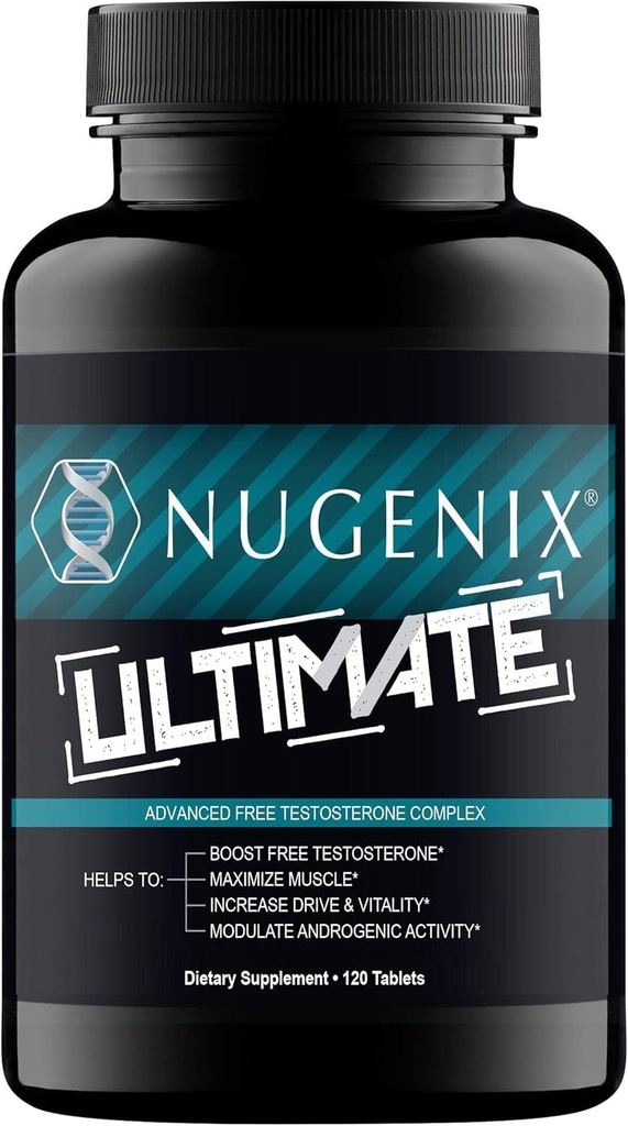 Nugenix Ultimate, Booster de testosterona, 120 tabletas
