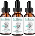 ZenCortex Tinnitus Relief for Ringing Ears Drops, Zen Cortex Tinnitus Suplemento ZenCortex Healthy Ear Support Suplemento - Maximum Strength Advanced Formula ZenCortex Drops Reviews (3 Pack)