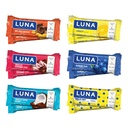 LUNA Bar - Empaquetado de Variedad - 6 Sabores - Snack Bares - Non-GMO - Bares de Proteína sin gluten - Hecho con avena orgánica (12 Pack)