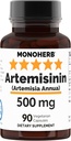 MONOHERB Artemisininin (Artemisia Annua) 500 mg - 90 cápsulas vegetales