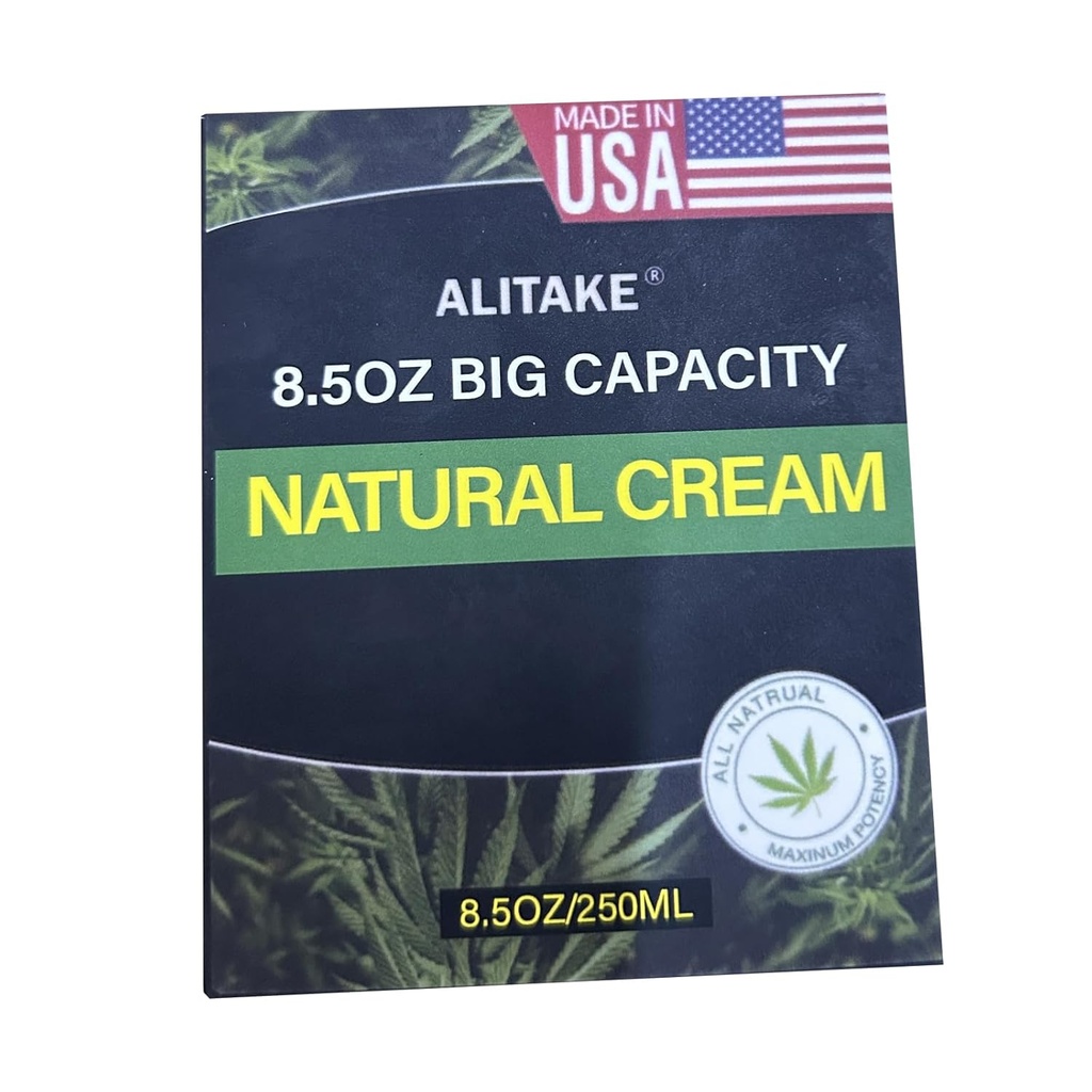 8.5 oz Crema Natural, Gran Capacidad - Fórmula All-Natural - Absorbs Rápido