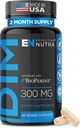 EFFECTIVE NUTRA Dim Supplement 300mg with BioPerine - Extra Strength Estrogen Blocker for Men &amp; Women - Hormone & Metabolism Support - 2 Month Supply